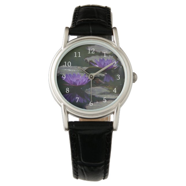 Montre Garde-Nénuphars de Lotus pourpre (devant)