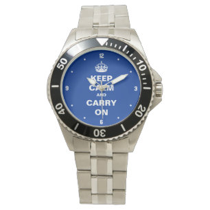 Montre Gardez le calme et continuez - le style classique