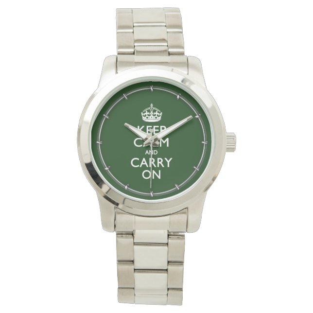 MONTRE GARDEZ LE CALME ET PORTEZ LE VERT (devant)