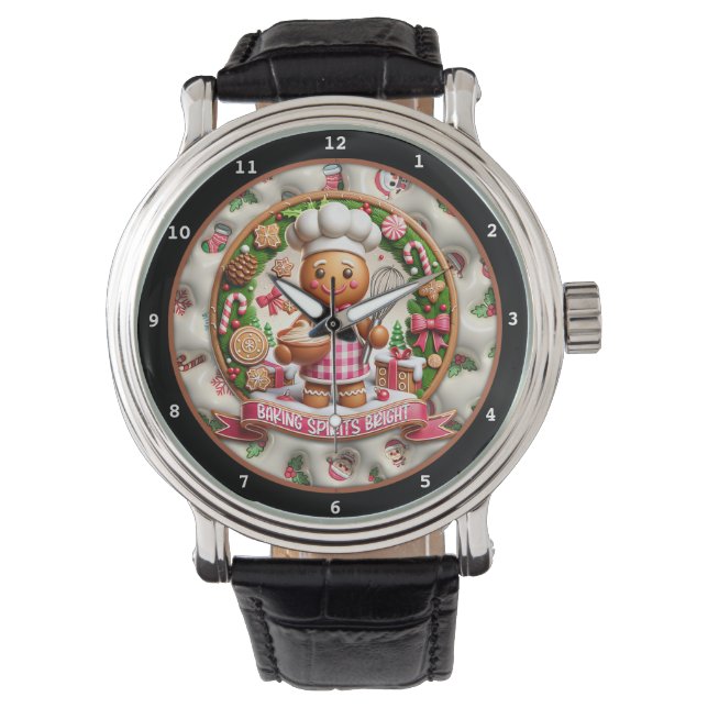 Montre "Gâteaux de Noël au gingembre pour illuminer les e (devant)