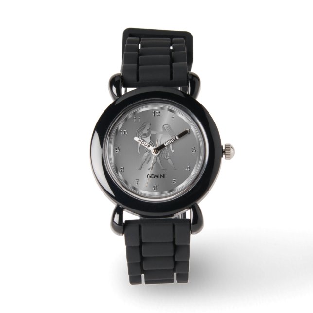 Montre ♊ Gemini - Métal Argent (Recto)