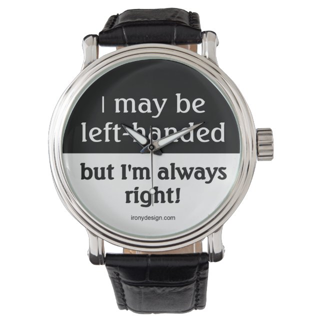 Montre Gens gauchers (devant)