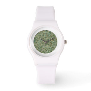 Montre Géologie élégante Texture de Green Rock