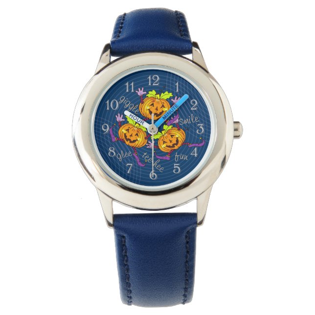 Montre Giggales et Citrouilles amusants (devant)
