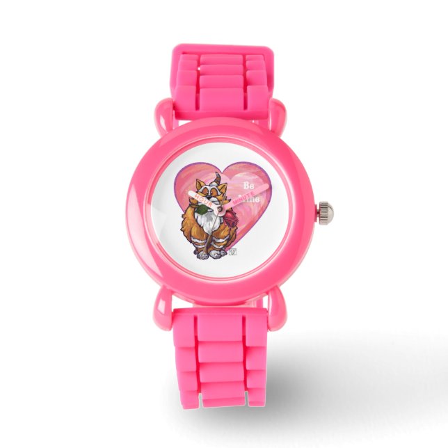 Montre Ginger Cat Saint-Valentin (Recto)