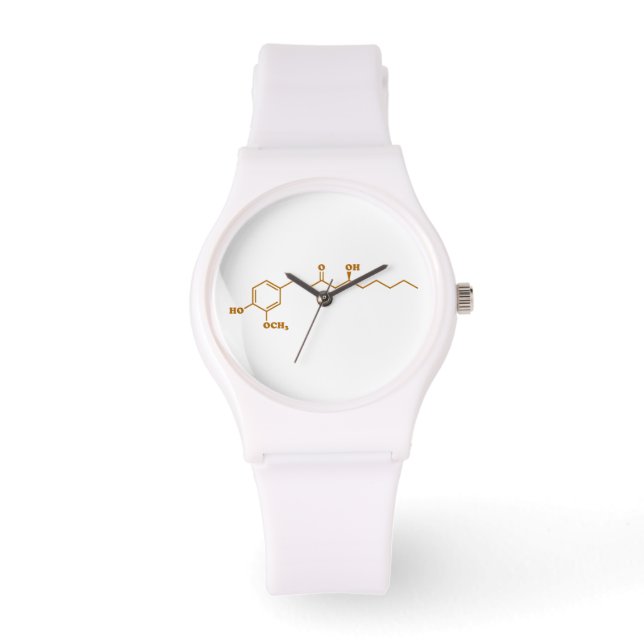 Montre Gingerol Molecule formule chimique (Recto)