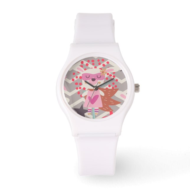 Montre Girl Superhero Bunny (Recto)