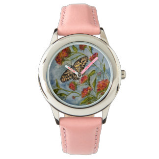 Montre Girls Sweet Butterfly Kids Watch
