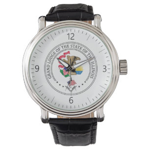 Montre Gîte de franc-maçonnerie de l'état de l'Illinois