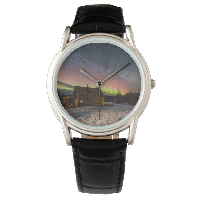 Montre Glace et neige | Aurora Polaris Murmansk, Islande (devant)
