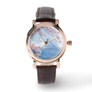 Montre Glace et neige   Cherry Blossoms Mt. Fuji Japon
