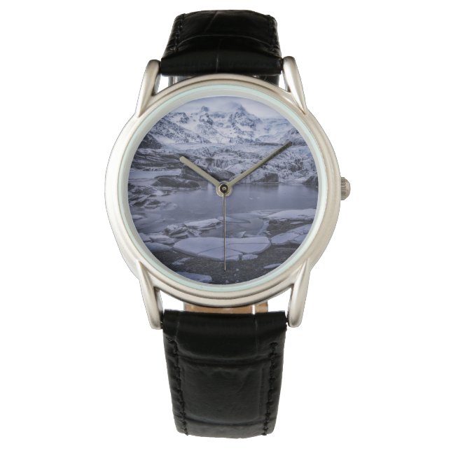 Montre Glace et neige | Glacier Sólheimajökull, Islande (devant)