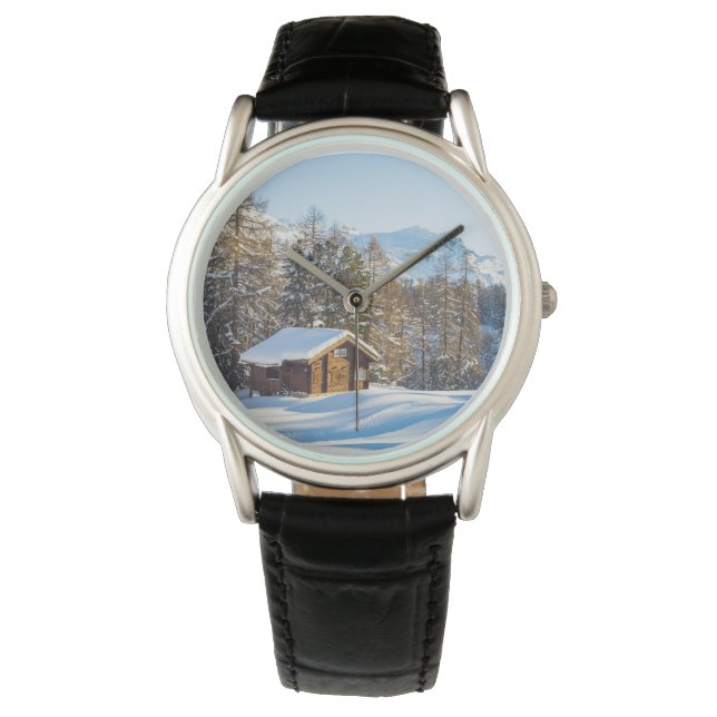Montre Glace et neige | Journal d'hiver Cabine Alpes suis (devant)