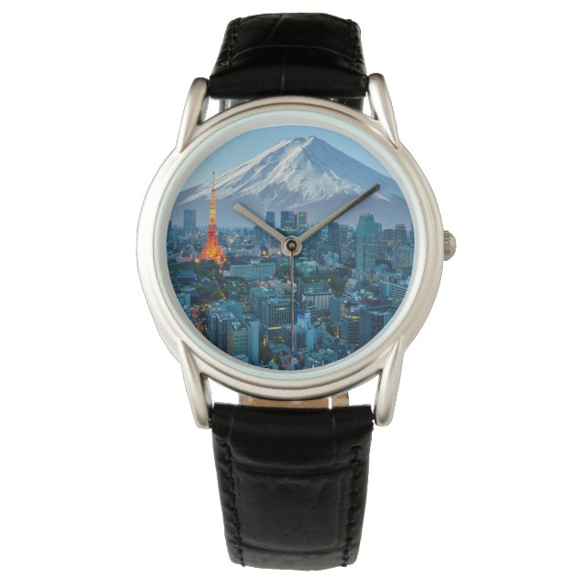 Montre Glace et neige | Mt. Fuji et Tokyo Skyline (devant)
