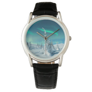 Montre Glace et neige Northern Lights, Laponie, Finland