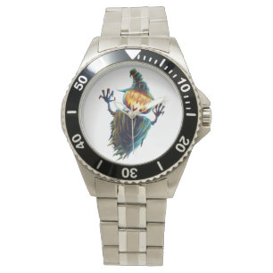 Montre Glamour gothique : Bracelet en acier inoxydable Ha