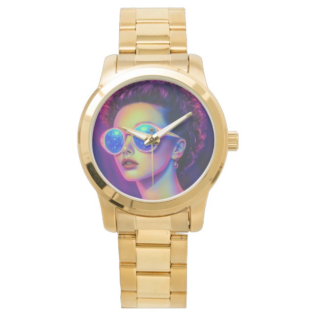 Montre Glamour Neon Galaxy (devant)