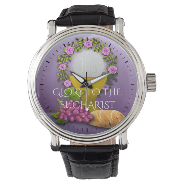 MONTRE GLOIRE À L'EUCHARISTE (devant)