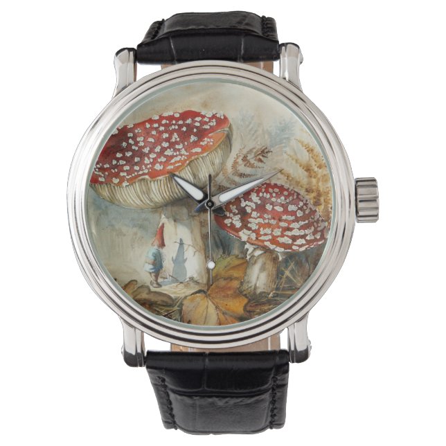 Montre gnome aquarelle (devant)