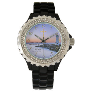 Montre Gold Christian Faith croise avec Où je vais aujour