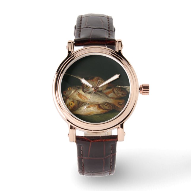 Montre Golden Bream Fish (Still Life) (Francisco de Goya) (Recto)