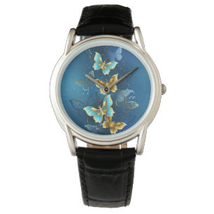 Montre Golden butterflies