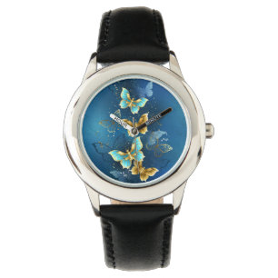 Montre Golden butterflies