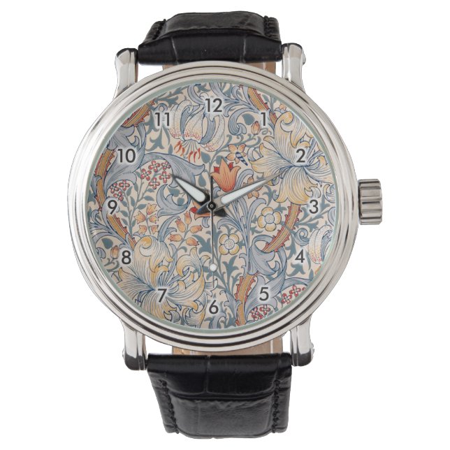 Montre Golden Lily, William Morris (devant)