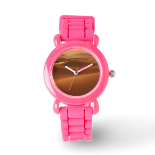 Montre Golden Serenity - Desert Landscape at Sunset