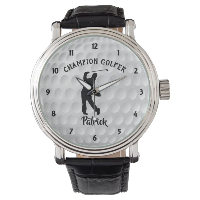 Montre Golf Champion de balle Golfeur Personnalisé Golf (devant)