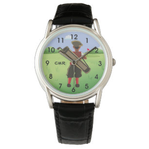 Montre Golfeur personnalisé par amusement sur le terrain