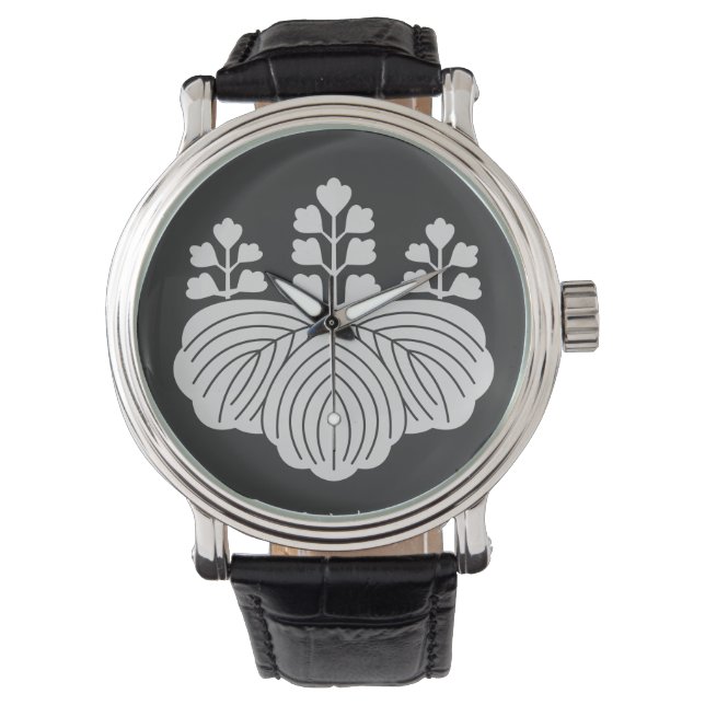 Montre Goshichi no Kiri | KAMON [ Japanese Family Crest ] (devant)