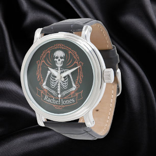 Montre Goth watch Skeleton nom gothique victorien