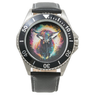 Montre Grace Ghoost : Vache Holographique Spectrale,