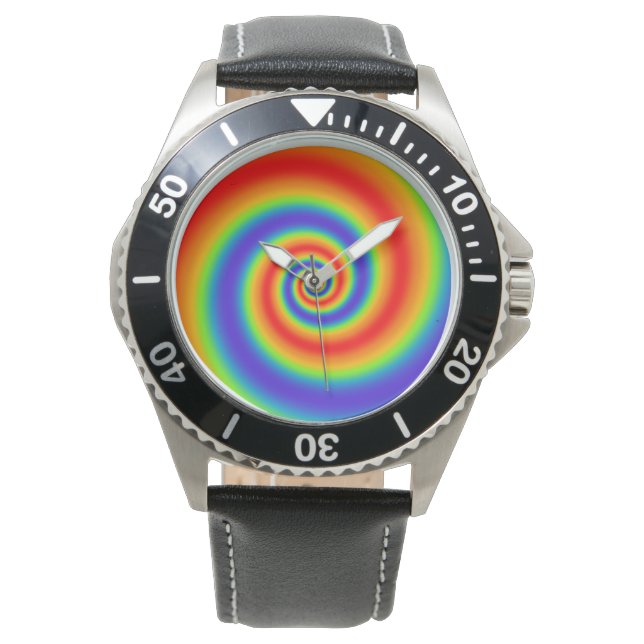 Montre Gradient du Colorful Spiral Effect (devant)