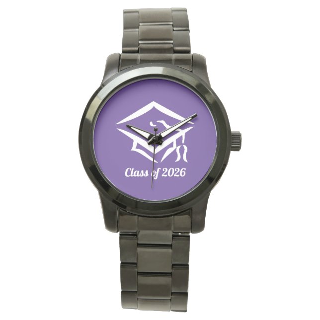 Montre Graduation Class of 20?? PURWHT Customize Year (devant)