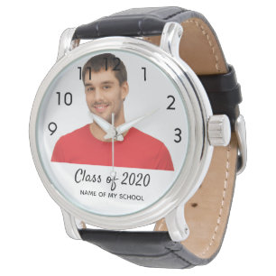 Montre Graduation homme photo classe de texte masculin de