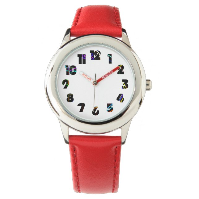 Montre Graffiti 10 Nombre superposition wacnm (devant)