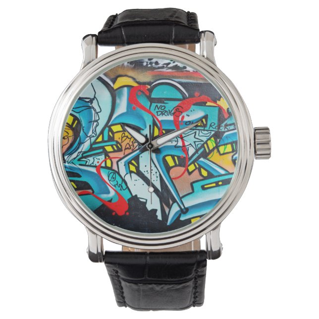 Montre Graffiti de métro urbain (devant)