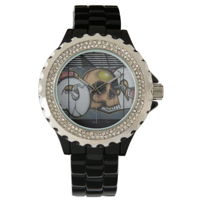 Montre Graffiti Skull (devant)