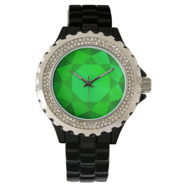 Montre Grand bijou émeraude (devant)