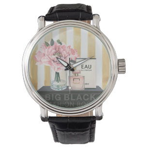 Montre Grand livre de mode sauvage d'Apple - rayé
