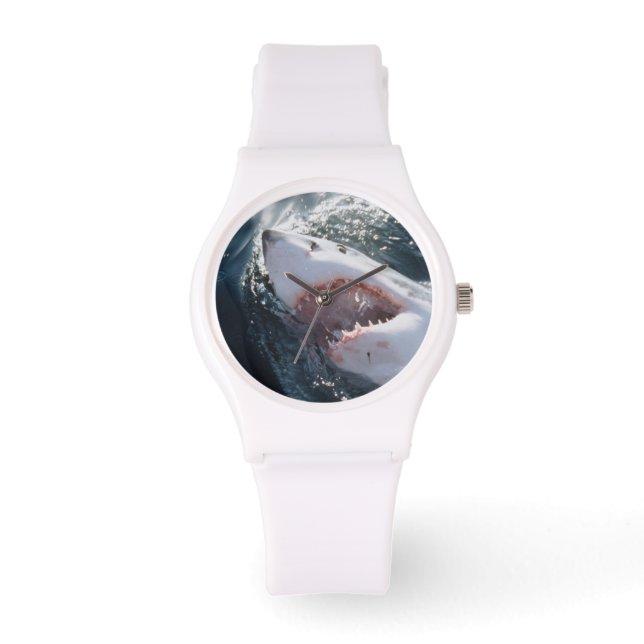 Montre Grand requin blanc en mer (Recto)