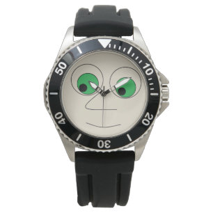 Montre Grand visage flairé drôle d'homme