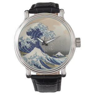 Montre Grande vague Kanagawa peinture japonaise