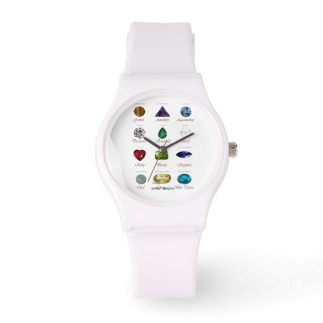 Montre Graphique en pierre à naître (Recto)