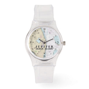 Montre Graphique Nautique Jupiter FL Latitude Longitude