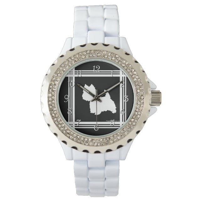 Montre Graphique noir (devant)