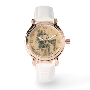 Montre Graphiques crayon de dame sur l'artisanat