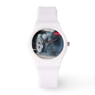 Montre Gravure de voiture noire